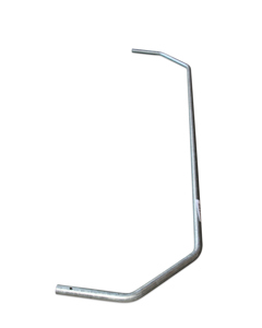 Curtain tube 45° 1/2"x1630 f/manure curtain MB drive IW=1520